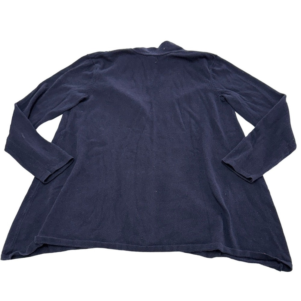 J. Jill Cardigan Women XS Blue Button Front Pockets Cotton Blend Sweater - Picture 2 of 9